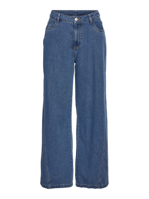 Noisy May NMROBIE HW WIDE LEG JEANS BS007MB Medium Blue Denim 27033685