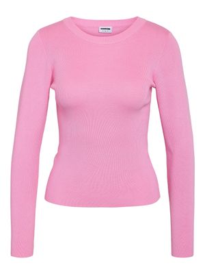 Noisy May NMJAZ L/S O-NECK KNIT FWD Bonbon 27028629