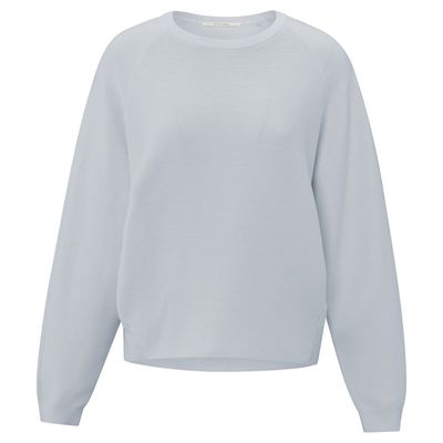 YaYa Sweater with seam details GRAY DAWN BLUE MELAN 01-000442-502