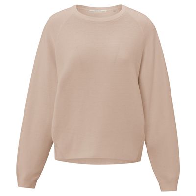 YaYa Sweater with seam details DUSTY PINK MELANGE 01-000442-502