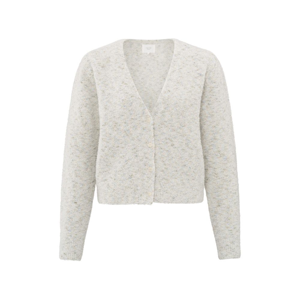 YaYa Boucle with color naps cardiga OFF WHITE 01-010092-502