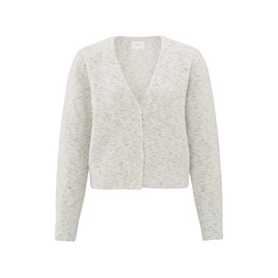 YaYa Boucle with color naps cardiga OFF WHITE 01-010092-502