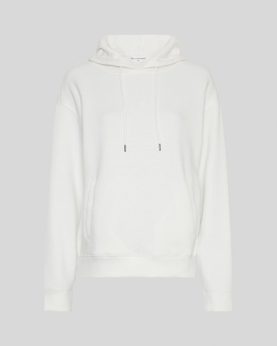 MSCH Copenhagen MSCHIma Q Icon Hood Sweatshirt egret 18907
