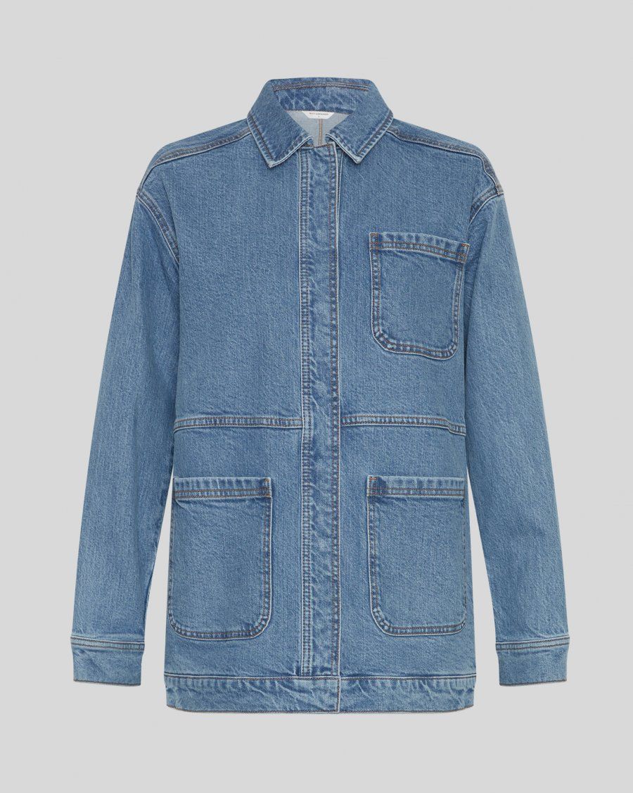 MSCH Copenhagen MSCHEli Ada Denim Jacket mid blue wash 18850