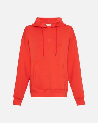MSCH Copenhagen MSCHIma Q Icon Hood Sweatshirt flame scarlet 18907