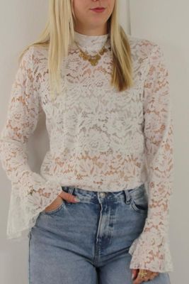Ambika Lace top White 320