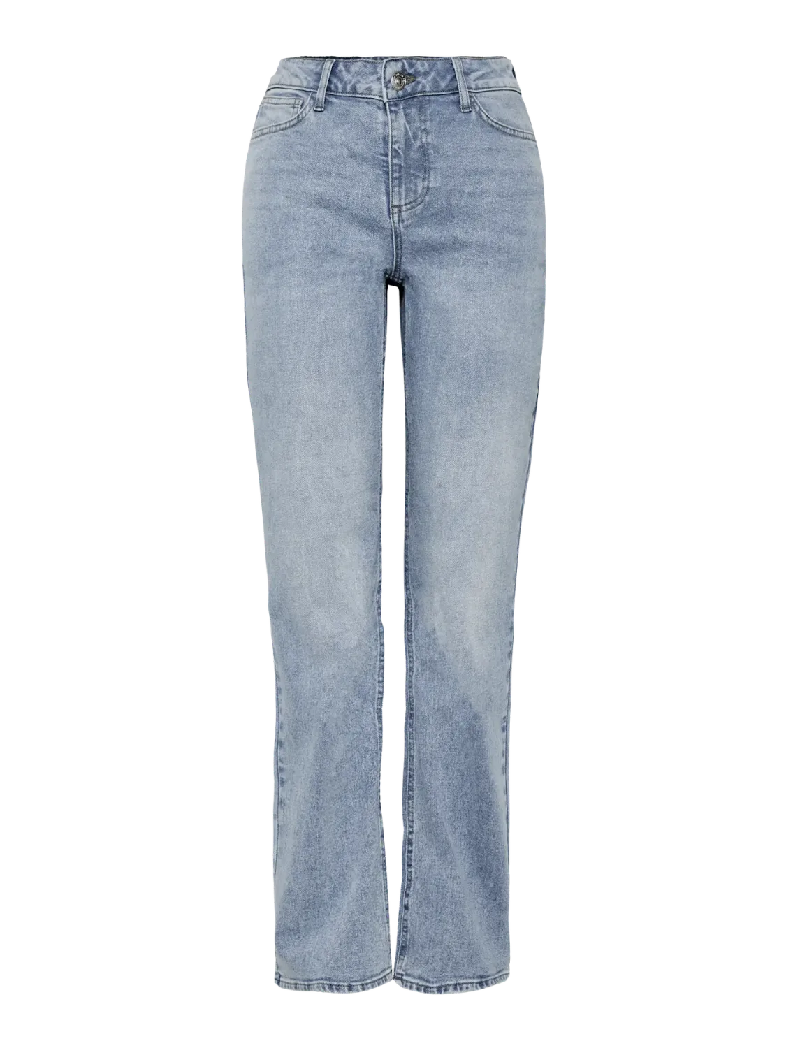 Pieces PCKELLY MW STRAIGHT JEANS LB302 NOO: Light Blue Denim 17149276