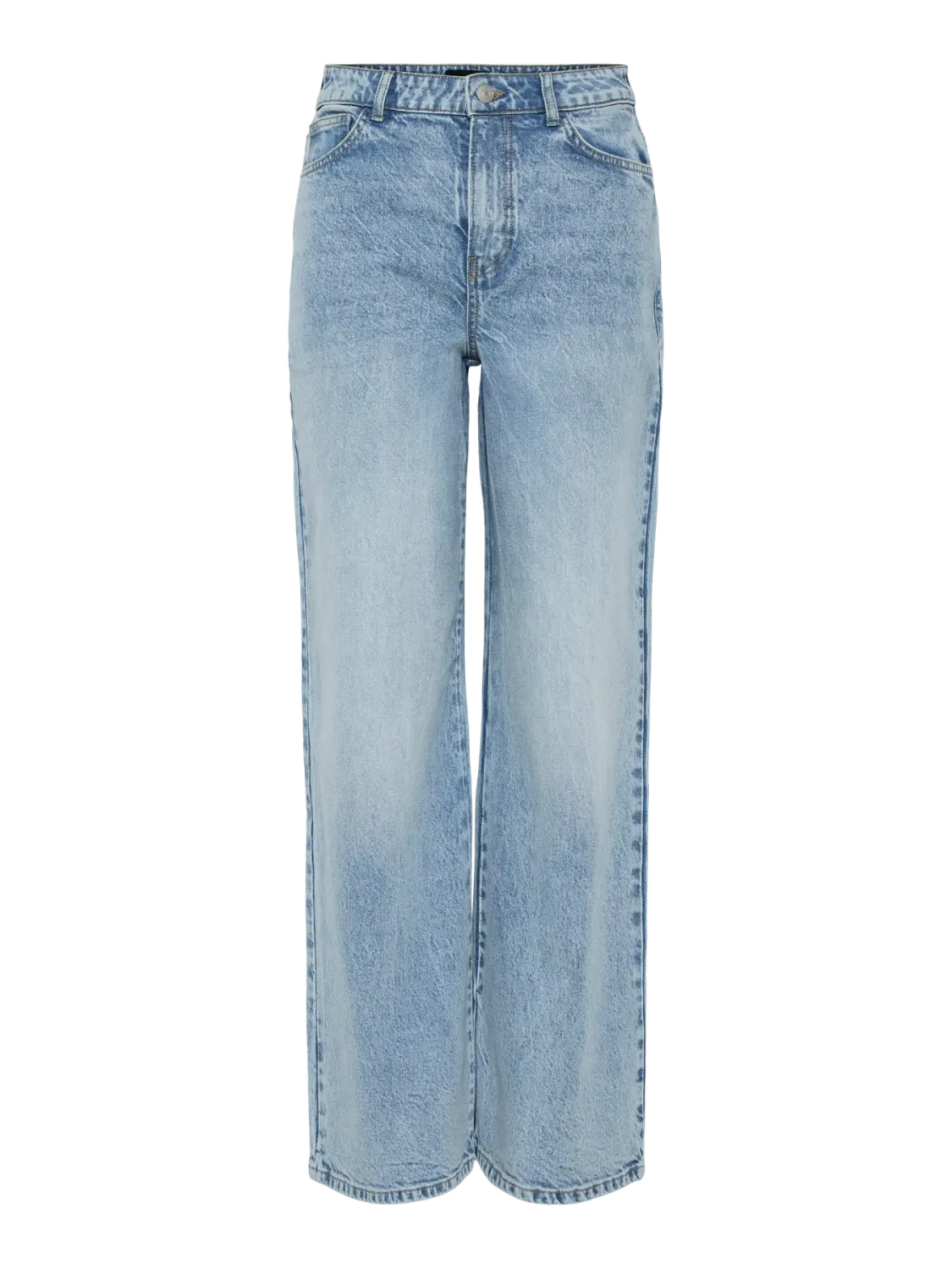 Pieces PCSELMA HW WIDE JEANS LB NOOS BC Light Blue Denim 17154415