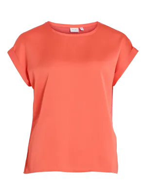 Vila VIELLETTE S/S SATIN TOP - NOOS Dubarry 14059563