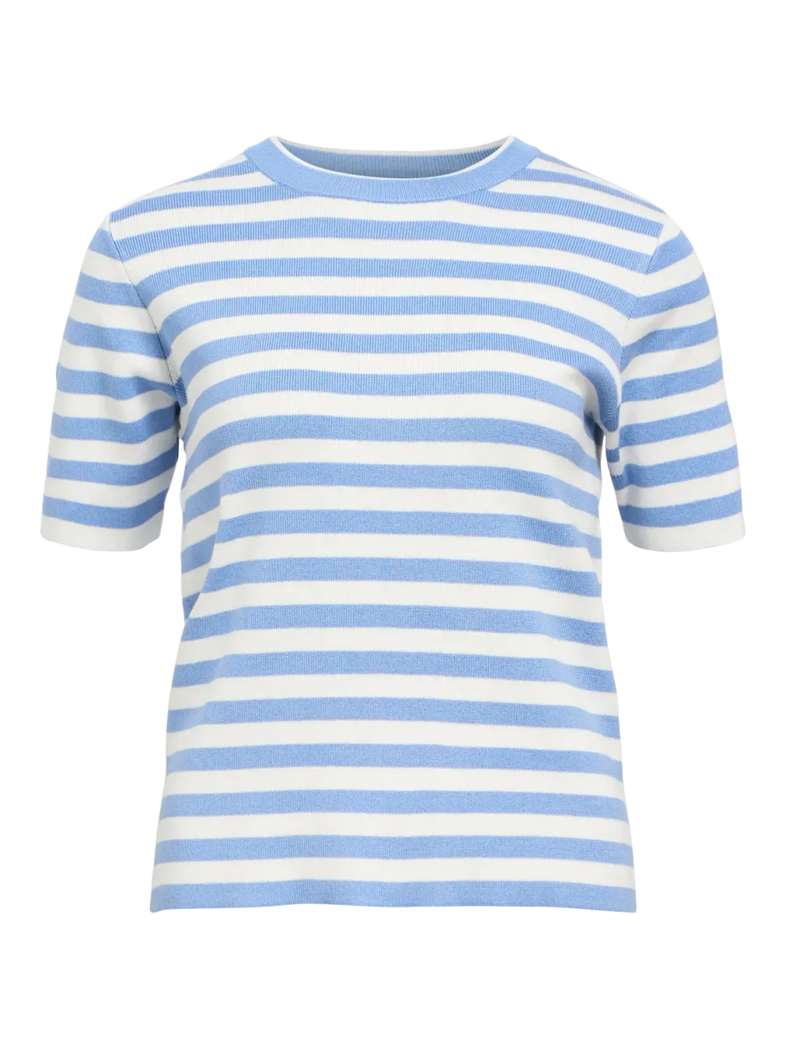 Object OBJESTER S/S NEW KNIT PULLOVER NOOS Cornflower Blue/Clou 23043510