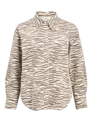 Object OBJSERISA LS RE SHIRT E PS 25 Sandshell/Morel zebr 23046979