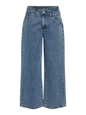 Vila VIMOLLIE RW WIDE JEANS MBD EA02 Medium Blue Denim 14105846
