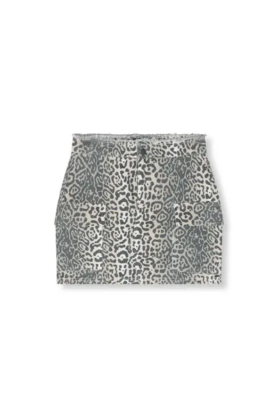 Refined ladies woven cargo skirt HAZEL leopard R2502276594