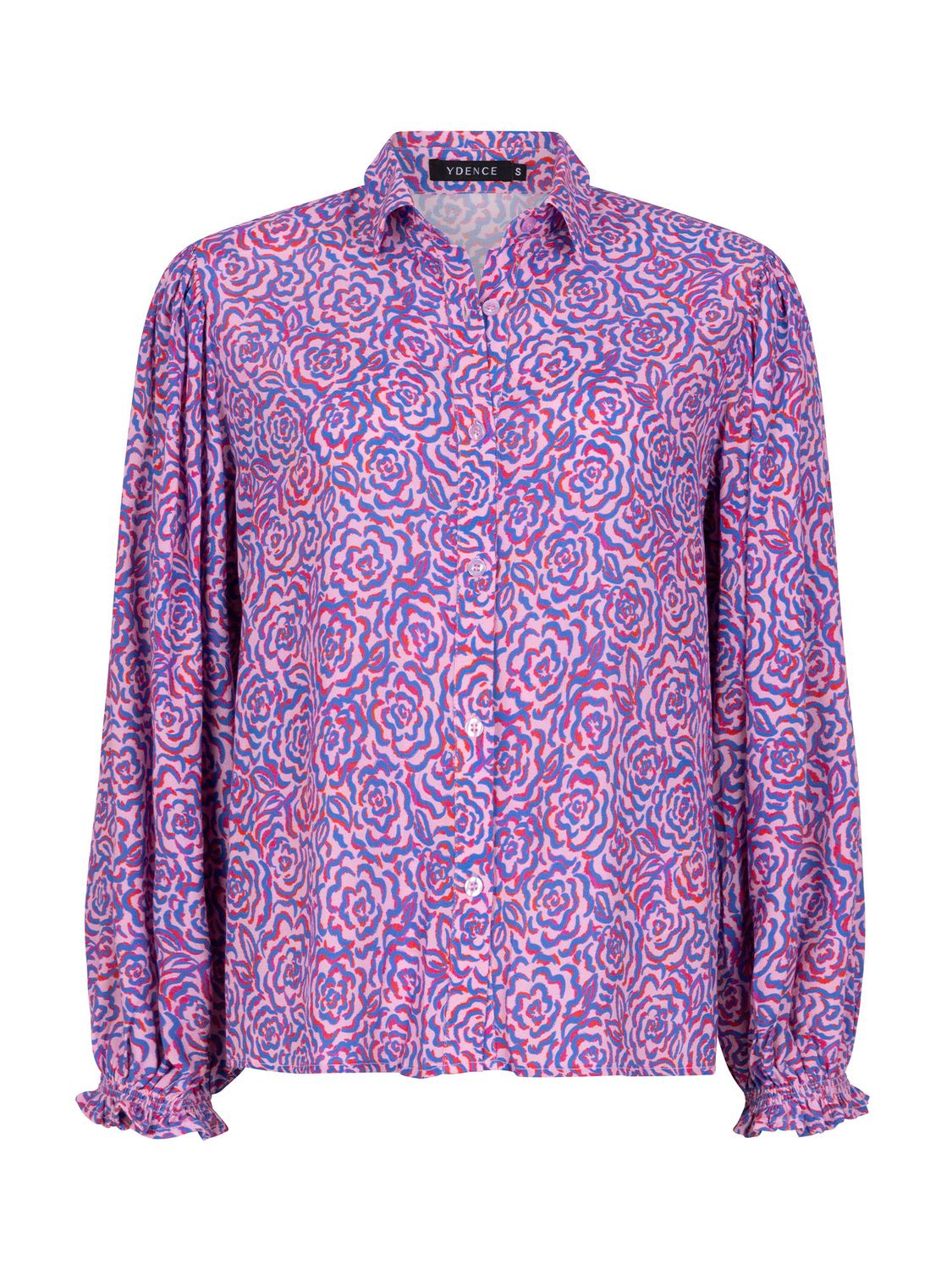 Ydence Blouse Alyssa Blue rose SS2551