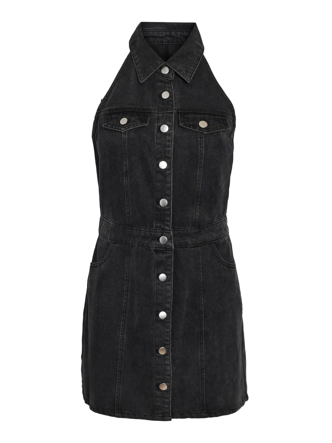 Noisy May NMLARDIE SH SLM DENIM DRESS VI588BL: Black Denim 27034793