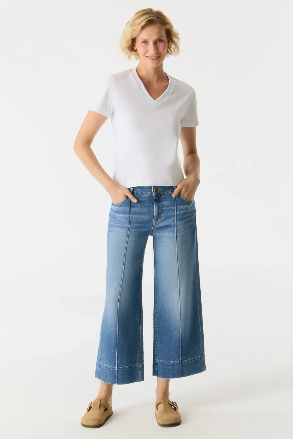 Cup Of Joe Denim culotte Medium Blue Vanessa