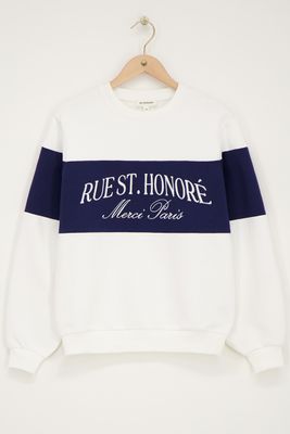 My Jewellery Rue st honore insert sweater White MJ12692
