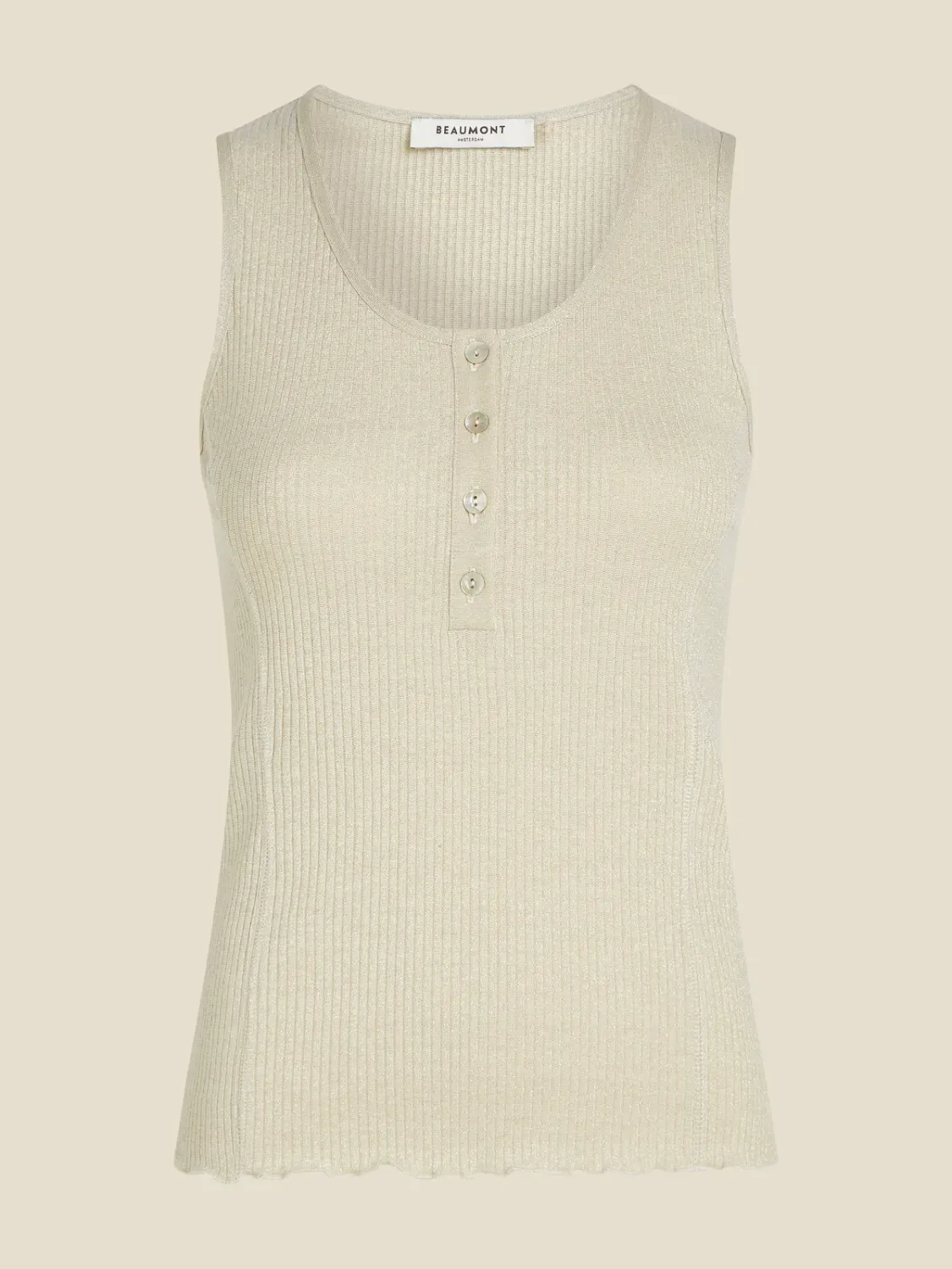 Beaumont FRANCY Singlet soft camel BC57220251