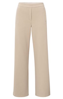 YaYa Wide leg trousers with contras TWILL BEIGE 01-309181-503