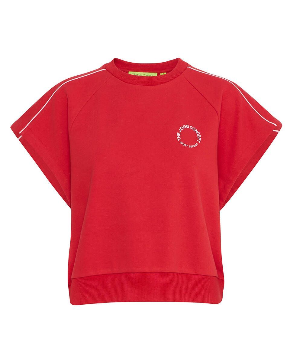 The Jogg Concept JCSAJA PIPING SS SWEAT:Sweatshirt Salsa 22800896