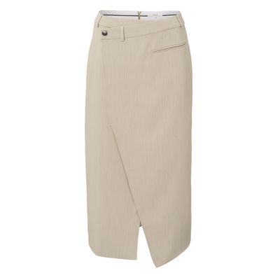 YaYa Jersey mid cargo skirt with el CARIBOU BROWN 01-409071-503