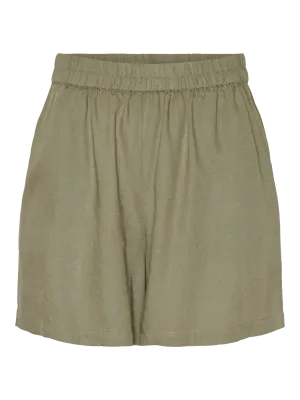 Pieces PCPIA MW SHORTS WVN NOOS Deep Lichen Green 17152062