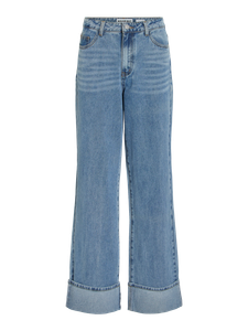 Vila ROUJOLIE HW  WF F/L JEANS Light Blue Denim 14105758