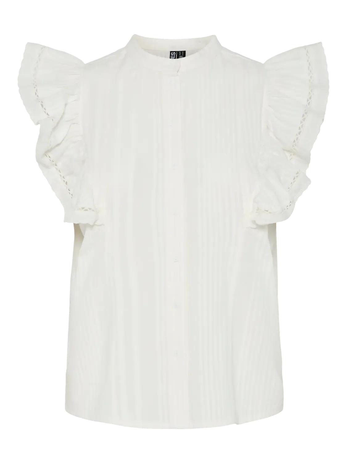 Pieces PCSIKKA SL SHIRT MPA WVN BC Cloud Dancer 17156363