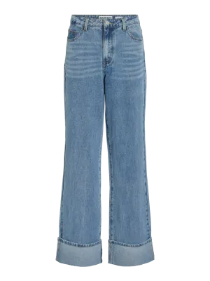 Vila ROUJOLIE HW WF F/L JEANS Light Blue Denim 14105758 Vila ROUJOLIE HW WF F/L JEANS Light Blue Denim 14105758