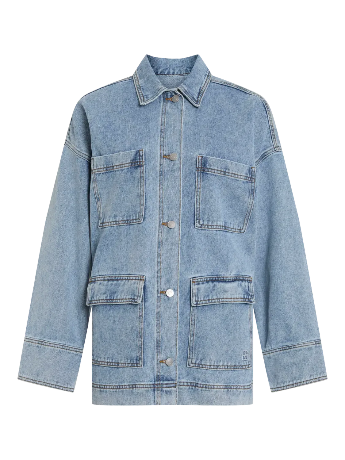 Vila ROUJOLIE LS DENIM JACKET Light Blue Denim 14106268