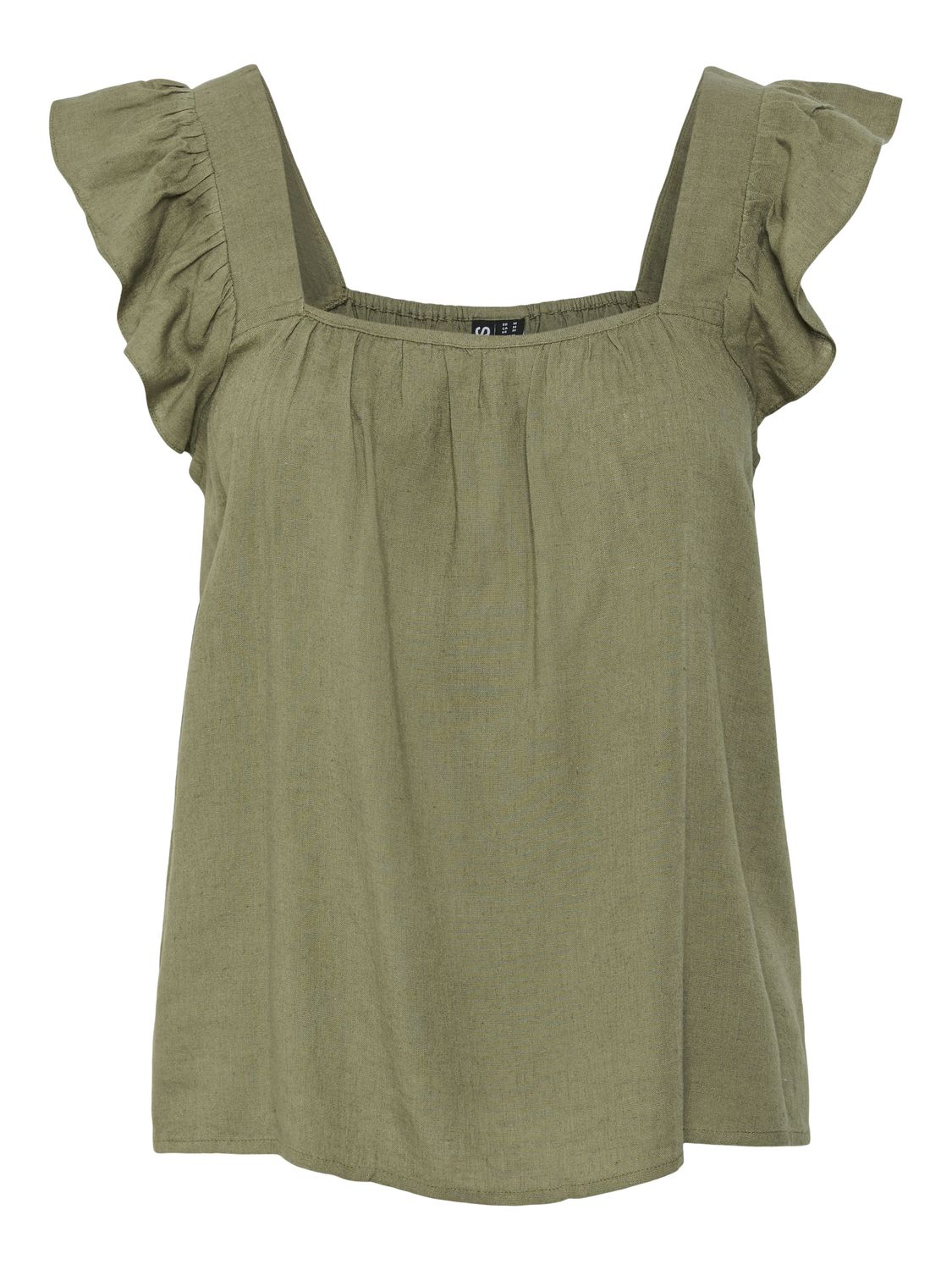 Pieces PCPIA SL TOP WVN NOOS Deep Lichen Green 17154740