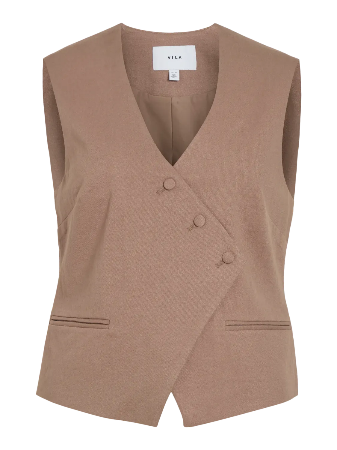 Vila VIFLEA S/L TAILORED VEST Mountain Trail 14105553