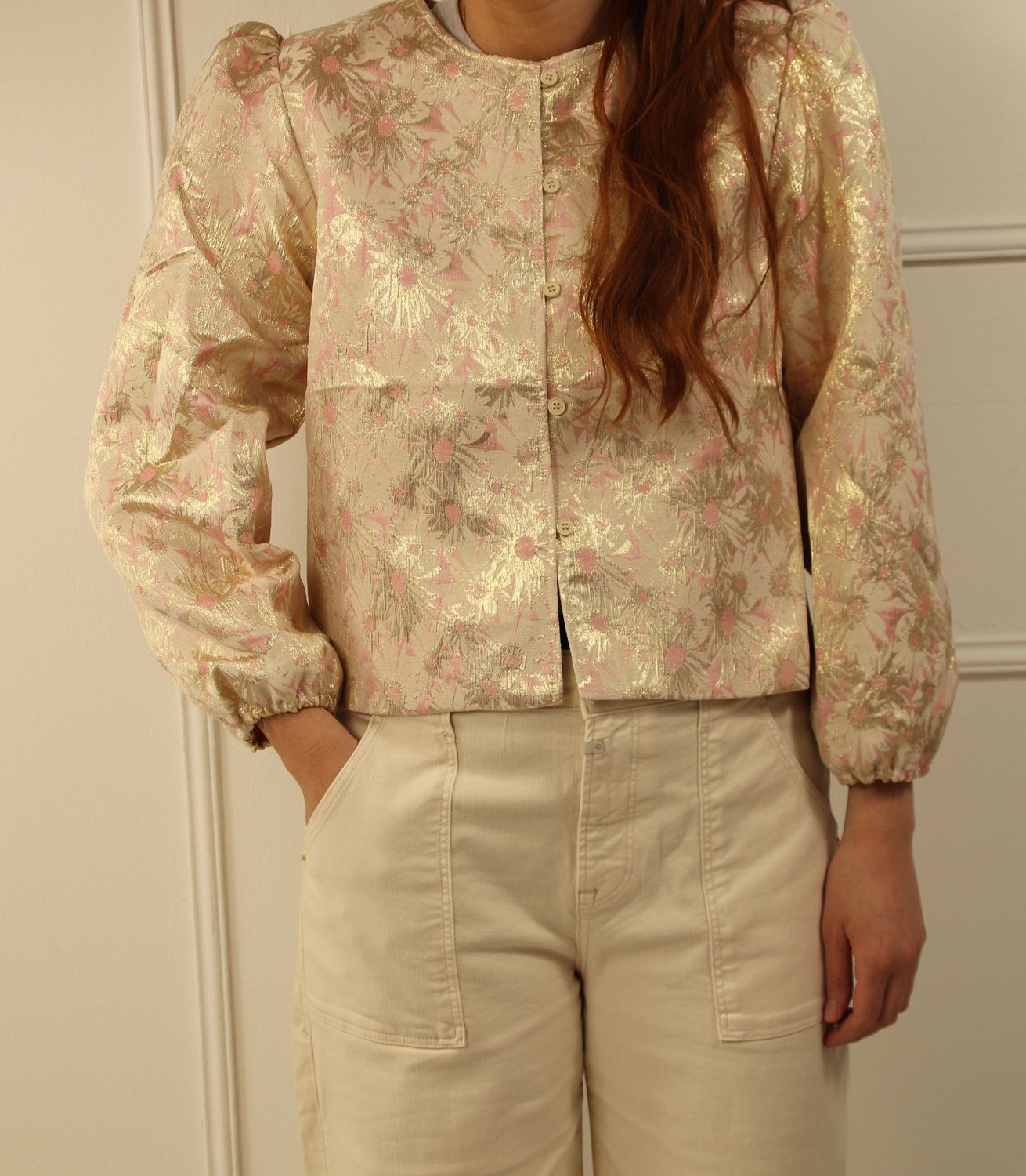 Ambika Jacket roze/Goud DANA