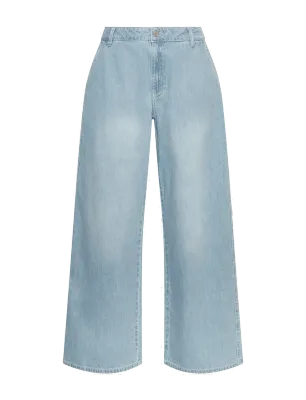 MSCH Copenhagen MSCHIngrid Lis HW Wide Jeans light blue wash 18853
