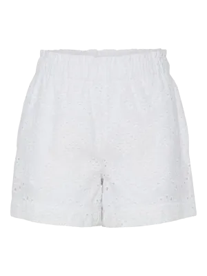 Pieces PCVILDE MW SHORTS WVN NOOS Bright White 17154745