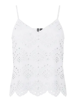 Pieces PCVILDE STRAP TOP WVN NOOS Bright White 17156563