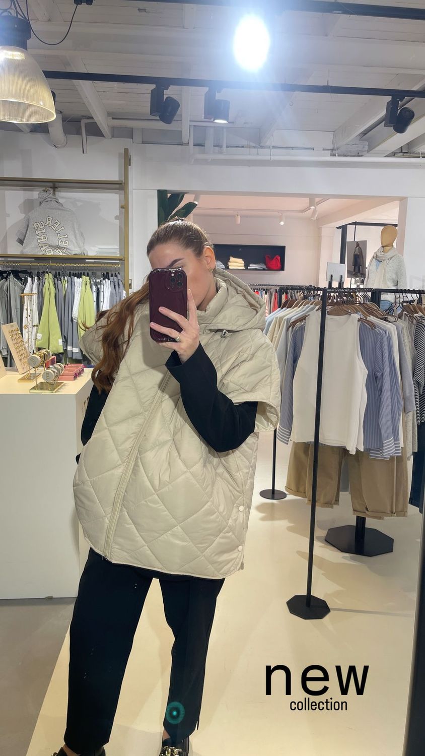 Frenkie the Label Bodywarmer CATO BEIGE Cato