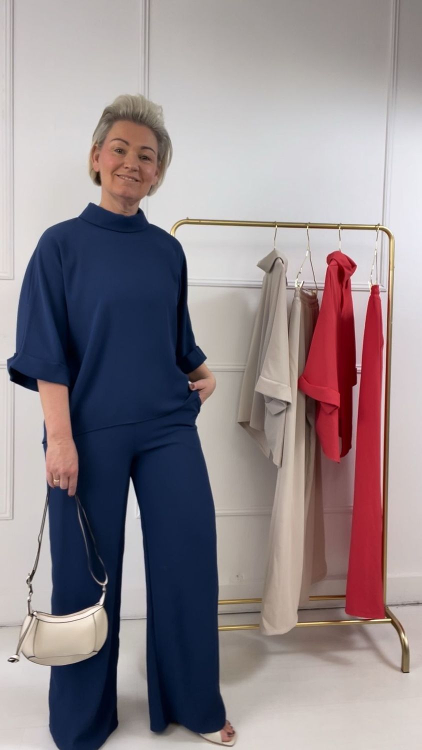 Frenkie the Label Top Joy navy Joy