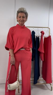 Frenkie the Label Pantalon Lizzy coraal Lizzy