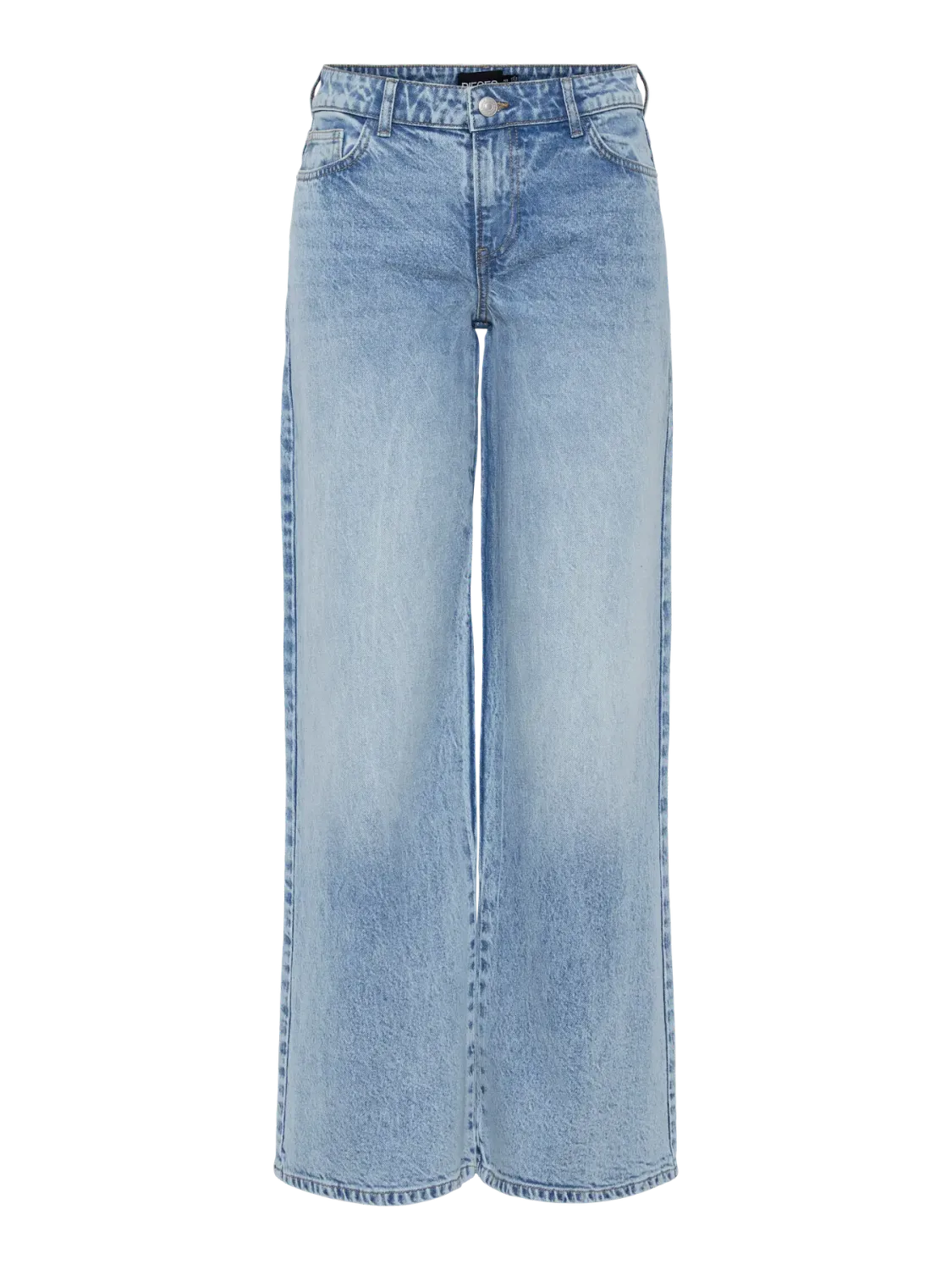 Pieces PCSELMA LW WIDE JEANS LB NOOS BC Light Blue Denim 17153793