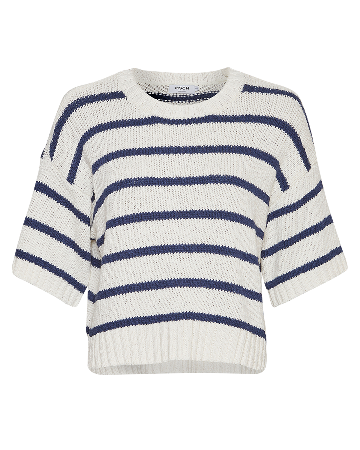 MSCH Copenhagen MSCHHannalie 2/4 Pullover STP EGRET/OCEANA 18299