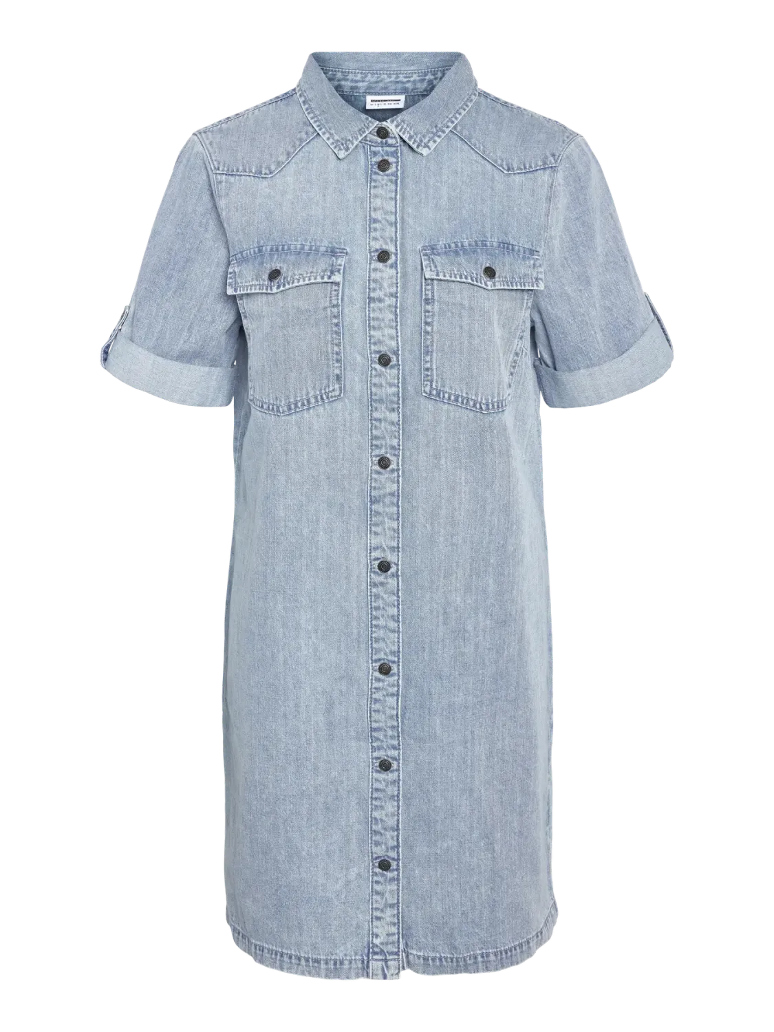 Noisy May NMNEW SIGNE S/S DENIM DRESS WG003LB: Light Blue Denim 27030041