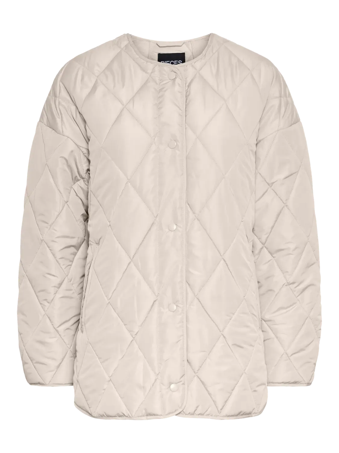 Pieces PCSTELLA QUILTED JACKET NOOS BC Silver Gray 17146371