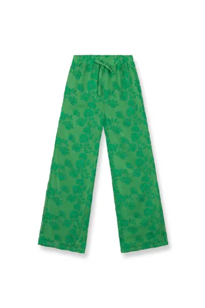 Refined Department ladies knitted wide leg pants MARA green R2503128647