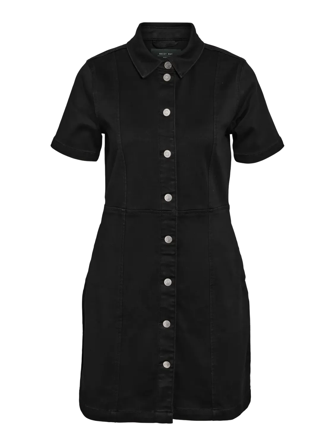 Noisy May NMNISA S/S SLIM DENIM DRESS VI526BL: Black 27032980