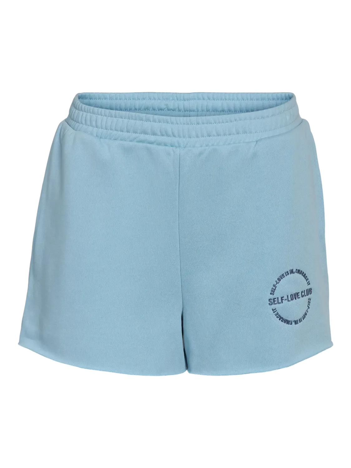 Noisy May NMASTON SWEAT SHORTS JRS Sky Blue/EMBROID. DU 27033245