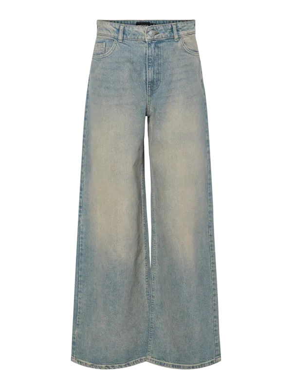 Pieces PCSELMA MW WIDE DENIM JEANS 184420001 17157434