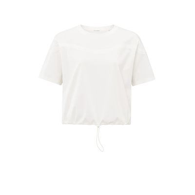 YaYa Jersey top with elastic drawco OFF WHITE 01-709309-504