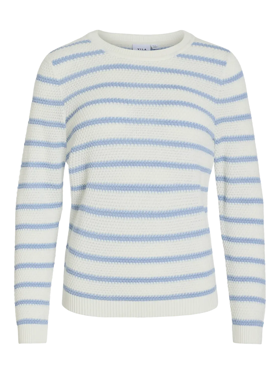 Vila VIDALO O-NECK L/S STRIPE KNIT TOP- : 217891004 14101685