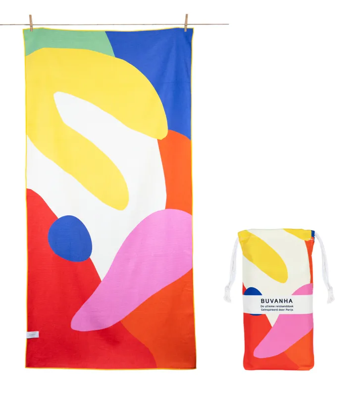 Buvanha handdoek paris roze paris